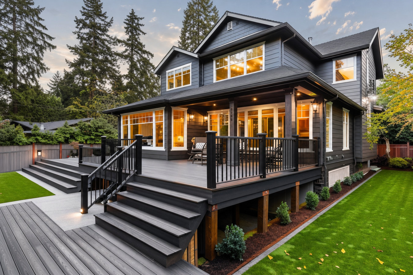 Custom deck design and build